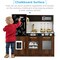 Best Choice Products Pretend Play Kitchen Wooden Toy Set for Kids w/ Telephone, Utensils, Oven, Microwave